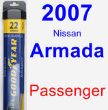 Passenger Wiper Blade for 2007 Nissan Armada - Assurance