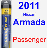 Passenger Wiper Blade for 2011 Nissan Armada - Assurance