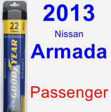 Passenger Wiper Blade for 2013 Nissan Armada - Assurance