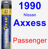 Passenger Wiper Blade for 1990 Nissan Axxess - Assurance