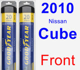 Front Wiper Blade Pack for 2010 Nissan Cube - Assurance