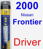 Driver Wiper Blade for 2000 Nissan Frontier - Assurance