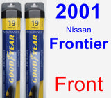 Front Wiper Blade Pack for 2001 Nissan Frontier - Assurance