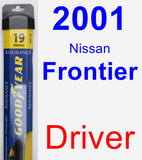 Driver Wiper Blade for 2001 Nissan Frontier - Assurance