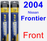 Front Wiper Blade Pack for 2004 Nissan Frontier - Assurance