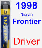 Driver Wiper Blade for 1998 Nissan Frontier - Assurance