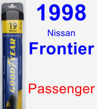 Passenger Wiper Blade for 1998 Nissan Frontier - Assurance