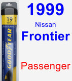 Passenger Wiper Blade for 1999 Nissan Frontier - Assurance