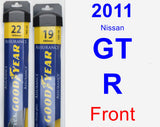 Front Wiper Blade Pack for 2011 Nissan GT-R - Assurance