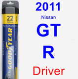 Driver Wiper Blade for 2011 Nissan GT-R - Assurance