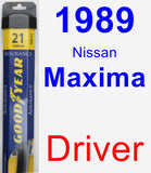 Driver Wiper Blade for 1989 Nissan Maxima - Assurance