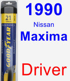 Driver Wiper Blade for 1990 Nissan Maxima - Assurance