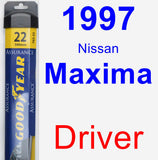 Driver Wiper Blade for 1997 Nissan Maxima - Assurance