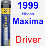 Driver Wiper Blade for 1999 Nissan Maxima - Assurance