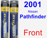 Front Wiper Blade Pack for 2001 Nissan Pathfinder - Assurance