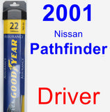 Driver Wiper Blade for 2001 Nissan Pathfinder - Assurance