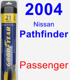 Passenger Wiper Blade for 2004 Nissan Pathfinder - Assurance