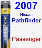 Passenger Wiper Blade for 2007 Nissan Pathfinder - Assurance