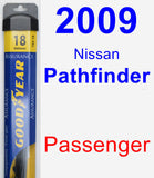 Passenger Wiper Blade for 2009 Nissan Pathfinder - Assurance