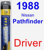 Driver Wiper Blade for 1988 Nissan Pathfinder - Assurance