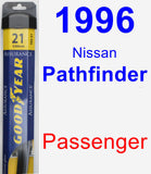 Passenger Wiper Blade for 1996 Nissan Pathfinder - Assurance