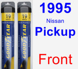 Front Wiper Blade Pack for 1995 Nissan Pickup - Assurance