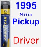 Driver Wiper Blade for 1995 Nissan Pickup - Assurance