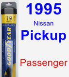 Passenger Wiper Blade for 1995 Nissan Pickup - Assurance