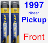 Front Wiper Blade Pack for 1997 Nissan Pickup - Assurance