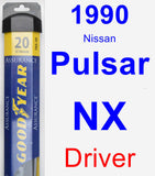 Driver Wiper Blade for 1990 Nissan Pulsar NX - Assurance