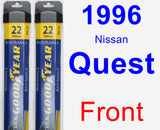 Front Wiper Blade Pack for 1996 Nissan Quest - Assurance