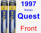 Front Wiper Blade Pack for 1997 Nissan Quest - Assurance