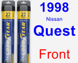 Front Wiper Blade Pack for 1998 Nissan Quest - Assurance