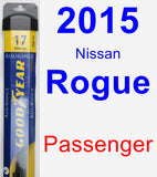 Passenger Wiper Blade for 2015 Nissan Rogue - Assurance