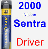 Driver Wiper Blade for 2000 Nissan Sentra - Assurance