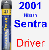 Driver Wiper Blade for 2001 Nissan Sentra - Assurance