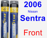 Front Wiper Blade Pack for 2006 Nissan Sentra - Assurance