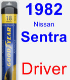 Driver Wiper Blade for 1982 Nissan Sentra - Assurance