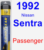 Passenger Wiper Blade for 1992 Nissan Sentra - Assurance