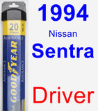 Driver Wiper Blade for 1994 Nissan Sentra - Assurance