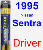 Driver Wiper Blade for 1995 Nissan Sentra - Assurance