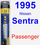 Passenger Wiper Blade for 1995 Nissan Sentra - Assurance