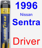 Driver Wiper Blade for 1996 Nissan Sentra - Assurance