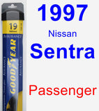 Passenger Wiper Blade for 1997 Nissan Sentra - Assurance