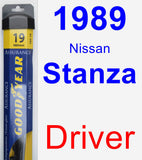 Driver Wiper Blade for 1989 Nissan Stanza - Assurance