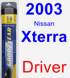 Driver Wiper Blade for 2003 Nissan Xterra - Assurance