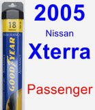 Passenger Wiper Blade for 2005 Nissan Xterra - Assurance