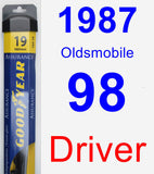 Driver Wiper Blade for 1987 Oldsmobile 98 - Assurance