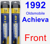 Front Wiper Blade Pack for 1992 Oldsmobile Achieva - Assurance