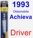 Driver Wiper Blade for 1993 Oldsmobile Achieva - Assurance